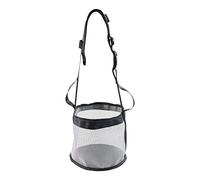 ZWTPGKRD Horse Feed Bag PVC Mesh Bags Waterproof Oxford Cloth Bottom Grazing Muzzle For Horses With Adjustable Strap Feed For Hay For Grain Feeding