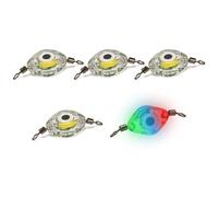 ZWTPGKRD LED Fishing Light Attractants Lures for Night Angling Freshwater Saltwater Small Fishes Eye LED Underwater Light Eye Shape Baits