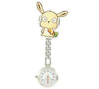 ZWTPGKRD Light Weight Alloys Nurse Pocket Watch with Easy Clip Attachment Function for Doctors and Nurses in Clinical Environment Medicals Staff Lapel Watch