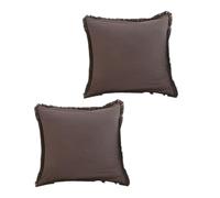 ZWTPGKRD Luxurys Tassels Trimmed Throw Pillow Shams Fade Resistant Velvets Case Sofa Bed Decoration 18x18inch Modern Bohemians Throw Case