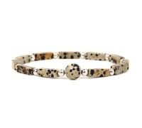 ZWTPGKRD Natural Amethyst Square Bead Bracelet Female Simple Fashion Charm Bracelet Bohemia Casual Jewelry for