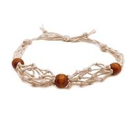 ZWTPGKRD Net Bag Adjustable Bracelet Cord Empty Without Stone Crystal Holder Bracelet Natural Healing Bracelet Decor