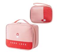 ZWTPGKRD Pack of 2 Tear Resistant Medicine Pouches Storage Bags Storage Solution Oxford Cloth Texture Suitable for Quickly Access Travel Clinical Planner