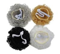 ZWTPGKRD Pet Wigs Geese Costume Hairpiece With Afros Curls Design For Festival Event And Social Media Occasion Dressingup Supply Fiber Pet Headpiece