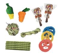 ZWTPGKRD Pets Teeth Cleaning Toy Natural Plant For Small Animal Rabbits Chewing Pet Raising Supply Molar