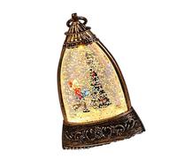 ZWTPGKRD Portable Bells Shape Christmas Night Light Swirling Glitter Snow Globes Table Lamp For Kids Bedroom Holiday Ornament Mysterious Party Gift