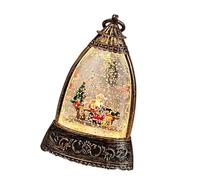 ZWTPGKRD Portable Bells Shape Christmas Night Light Swirling Glitter Snow Globes Table Lamp For Kids Bedroom Holiday Ornament Mysterious Party Gift