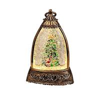 ZWTPGKRD Portable Bells Shape Christmas Night Light Swirling Glitter Snow Globes Table Lamp For Kids Bedroom Holiday Ornament Mysterious Party Gift