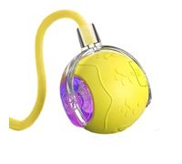ZWTPGKRD Quiet Automatic Puss Toy Sphere Armed Low Noise Motor Night Play Ensuring Peaceful Environment Rechargeable Through USB Suitable for Active Felines Multiple Manner Toy