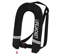 ZWTPGKRD Reflective Automatic Inflating Vest for Low Light Adjustable Fit Comfortable High Floating Cycling Running Kayaking Vest