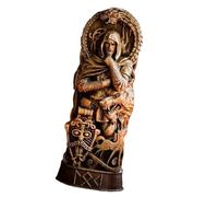 ZWTPGKRD Resins Vikinges Mythology Miniature Figurines Norses God Statue Table Centrepieces Thors/Loki/Freyja Decorative Statue Centrepieces Table Decors
