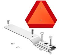 ZWTPGKRD Standard Size Reflective Triangle Slow Moving Vehicle Sign Aluminum Alloy Reflective Warning Signs Quick Setup Golf Carts Farm Vehicles Warning Sign
