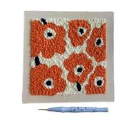 ZWTPGKRD Stitching Kits Flower Pattern Craft Fabric Painting Kits Embroidery Craft Project Materials Set for Crafting Enthusiasts Supply for Adult