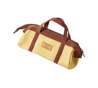 ZWTPGKRD Top Handle Canvas Pencil Large Size Zippered Storage for Adult Home School Retro Canvas Pencil Case