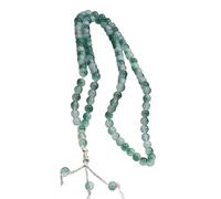 ZWTPGKRD Two Tone Imitation Agate Beaded Wristband 99 Smooth Round Beads Breathable Design for Formal Or Daily Accessorizing Smooth Polished Gemstones Beads