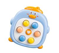 ZWTPGKRD Vibrant Duck Shaped Reaction Training Game Handheld Whack Mole Toy For Focusing Improvement And Fun Educational Hand Eye Coordination Toy