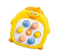 ZWTPGKRD Vibrant Duck Shaped Reaction Training Game Handheld Whack Mole Toy For Focusing Improvement And Fun Educational Hand Eye Coordination Toy