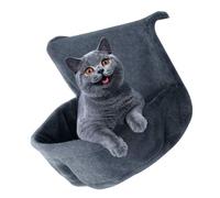 ZWTPGKRD Warm Plush Cats Bed For Heaters Comfortable Hanging Pet Hammock Lounger Detachable Sleep Resting Plush Bed