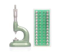 ZWTPGKRD Watch Press Tool Kits with 48Pieces Jewelry Dies Set Nonslip Grip for Delicate Watchmaking and Jewelry Repair Task Watch Repair Equipment for Professional