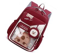 ZWTPGKRD Waterproof Book Bag With Padded Design Function Playful Bear Pattern Organizational Pockets For Women And Men Shoulder Bag