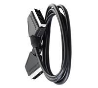 ZWWAAZHF 21Pin SCART Male to Male Video Cord Stereo Signals Transfer Video Transmission Adapter for Home Theater Systems SCART Interconnect Cable