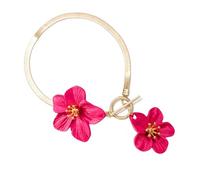 ZWWAAZHF Floral Anklet Lightweight 18g Alloy Jewelry Adjustable 27cm Summers Foot Chain Flower Anklet Accessory Fashion White Flowers Pendant
