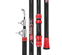 ZWWf 2.1M-4.5M Carbon Fishing Rod 30kg above Superhard 100M Long Distance Throwing shot Rod Telescopic Sea Boat Fishing Gear (Size : 3.9m)