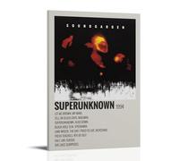 ZWWHUG Superunknown-SoundgardenAesthetic Canvas Wall Art Bedroom Decor Decorative Painting Wall Art Living Room Posters Bedroom Painting Frame-style16x24inch(40x60cm)