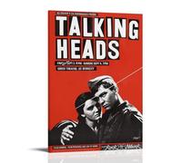 ZWWHUG Talking HeadsAesthetic Canvas Wall Art Bedroom Decor Decorative Painting Wall Art Living Room Posters Bedroom Painting Frame-style16x24inch(40x60cm)