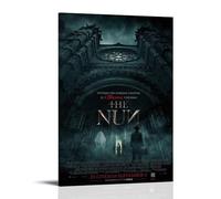 ZWWHUG The NunAesthetic Canvas Wall Art Bedroom Decor Decorative Painting Wall Art Living Room Posters Bedroom Painting Frame-style24x36inch(60x90cm)