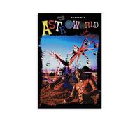 ZWWHUG Travis Scott Astroworld (album) Aesthetic Canvas Wall Art Bedroom Decor Decorative Painting Wall Art Living Room Posters Bedroom Painting Unframe-style16x24inch(40x60cm)