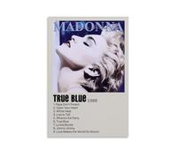 ZWWHUG True Blue-MadonnaAesthetic Canvas Wall Art Bedroom Decor Decorative Painting Wall Art Living Room Posters Bedroom Painting Unframe-style24x36inch(60x90cm)
