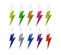 ZWWOGE 10 Pieces Reflective Children's Pendant Set, Flash Design, Small Gifts for Birthday, Key Chain for Backpack, Bicycle, Running and Going to School