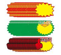 ZWWOGE 150 Pieces Retail Price Labels Price Tags for Wedding Favors Retail Shop, 3 Styles