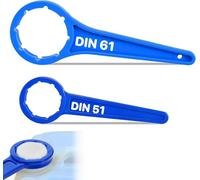 ZWWOGE Pack of 2 canister keys, Din51/61 canister key, hand key, canister opener for canister screw cap Din51 + Din61, easy to open 5/10/20/25/30 litre canisters