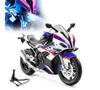 ZWXHN 1:10 For S1000RR S 1000 RR Alloy Die Cast Motorcycle Model Vehicle Collection Sound And Light Off Road Autocycle Toys Car