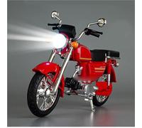 ZWXHN 1/10 Scale For JiaLing JH-70 Alloy Classic Motorcycle Toys Diecast Simulation Metal Motorcycle Sound And Light Model Kids Gift