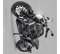 ZWXHN 1/12 For D&ucati Diavel Carbon Red Die Cast Vehicles Collectible Hobbies Sound And Light Motorcycle Model Toys