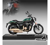 ZWXHN 1:12 For QJMOTOR SHAN 300S Alloy Die Cast Motorcycle Model Toy Vehicle Collection Sound And Light Off Road Autocycle Toys Car