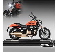 ZWXHN 1:12 For QJMOTOR SHAN 300S Alloy Die Cast Motorcycle Model Toy Vehicle Collection Sound And Light Off Road Autocycle Toys Car