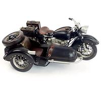 ZWXHN 1:12 For V&espa Vintage Car Model 1938 Motorbike Military Tricycle Diecast Metal Motorcycle Toys