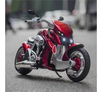 ZWXHN 1/12 For V-REX Motorcycle Car Model Toy Alloy Diecast Simulation With Light Sound Motorbike Vehicle For Adult Collection Gifts