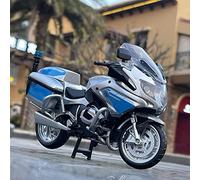 ZWXHN 1/12 Motorcycles Model Diecast Alloy Metal Racing Motorcycle Model Sound And Light Kids Toy Gift For R1250RT-P
