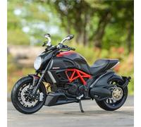 ZWXHN 1:12 Red Die Cast Vehicles Collectible Hobbies Motorcycle Model Toys For D&ucati Diavel Carbon