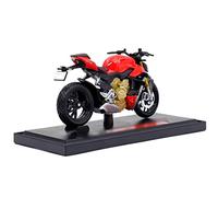 ZWXHN 1/18 Alloy Diecast Motorcycle Model Workable Shork-Absorber Toy For Children Gifts Toy Collection For D&ucati Super Naked V4 S