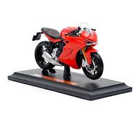 ZWXHN 1/18 Alloy Diecast Motorcycle Model Workable Shork-Absorber Toy For Children Gifts Toy Collection For D&ucati Super Sports