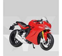 ZWXHN 1/18 Alloy Diecast Motorcycle Model Workable Shork-Absorber Toy For D&ucati Super Sports For Children Gifts Toy Collection