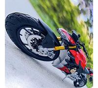 ZWXHN 1/18 Alloy Motorcycle Model Toy Car Gift Collection With Shock Absorber Racing Model Boy Toy For D&ucati Super Naked V4S