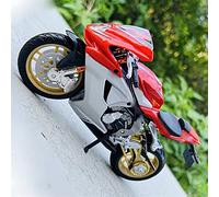 ZWXHN 1/18 Die Casting Road Racer Alloy Motorcycle Model Toy Car Gift Collection For MV Agusta F3 Serie Oro 2012