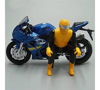 ZWXHN 1/18 Diecast Motorcycle Model Toy With Racer For Collection For Children's Gifts Adult Collection For S&uzuki GSX-R1000